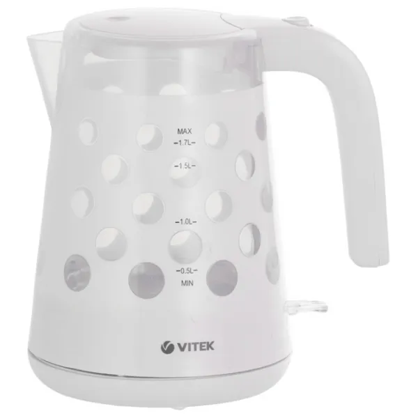 Ceainic electric Vitek VT-7048 1.7l / Ascuns / White photo 3