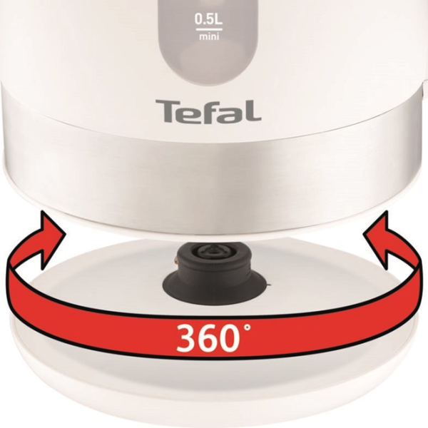 Ceainic electric Tefal KO330130 1.7l / Ascuns / White photo 5
