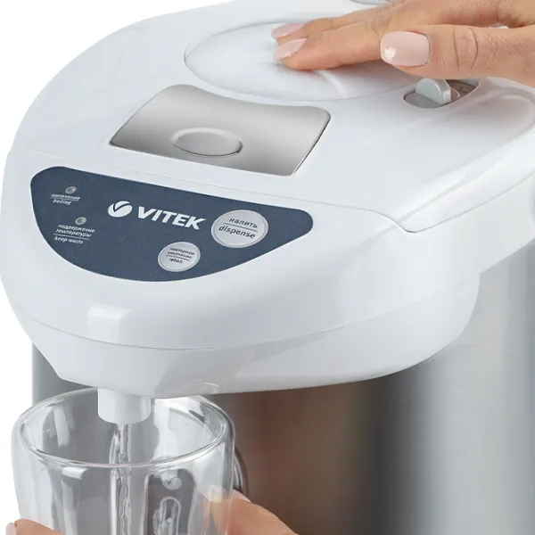 Термопот Vitek VT-1196 4 л/ 750 Вт/ Белый photo 4