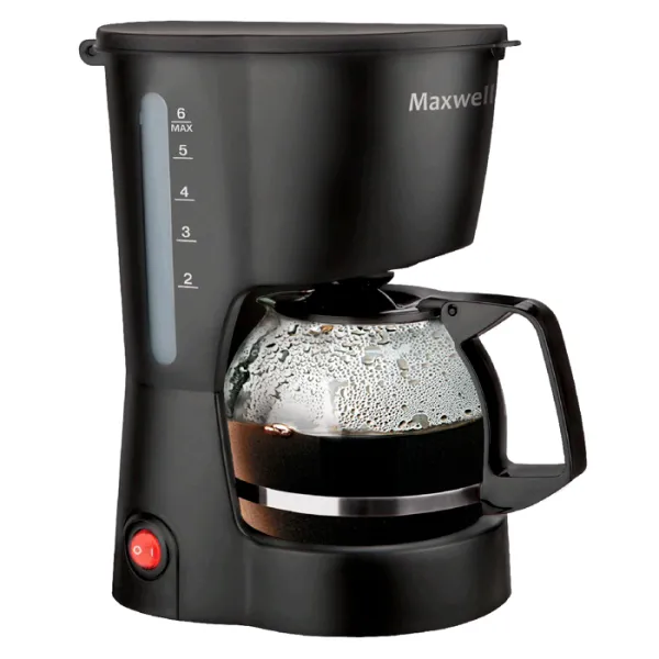 Кофеварка Maxwell MW-1657 Капельная/ 0.6 л/ Черный photo 6