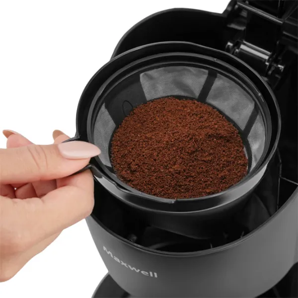 Кофеварка Maxwell MW-1657 Капельная/ 0.6 л/ Черный photo 8