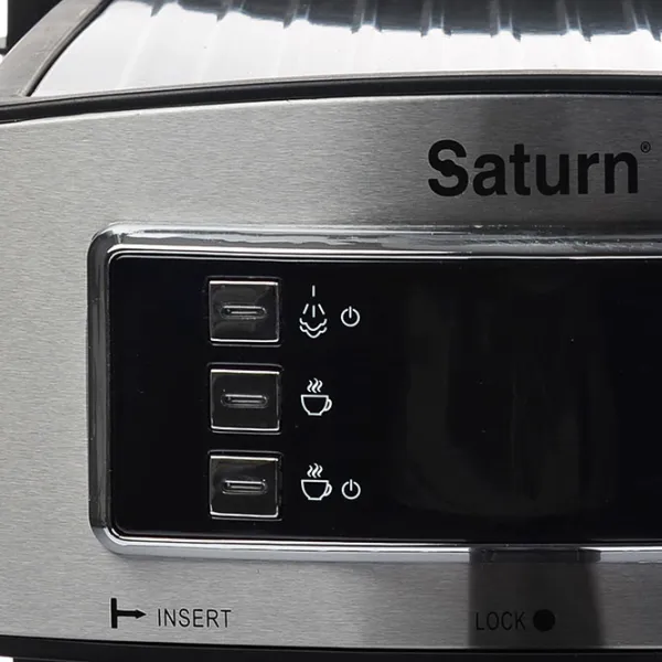 Кофеварка Saturn ST-CM7094 Рожковая/ 1.6 л/ Черный photo 3