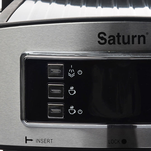 Кофеварка Saturn ST-CM7094 Рожковая/ 1.6 л/ Черный photo 3
