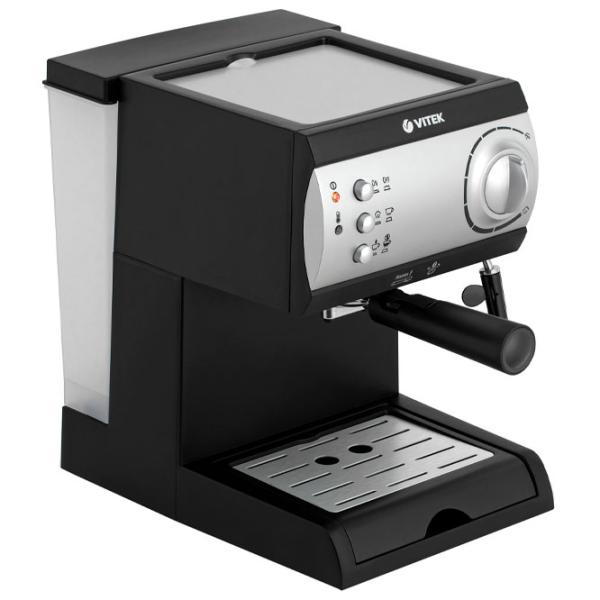 Espressor Vitek VT-1511 Рожковая / 1.5 л / Черный photo 4