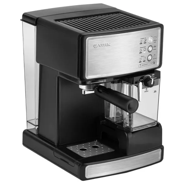 Espressor Vitek VT-1514 Рожковая / 1.65 л / Черный photo 4