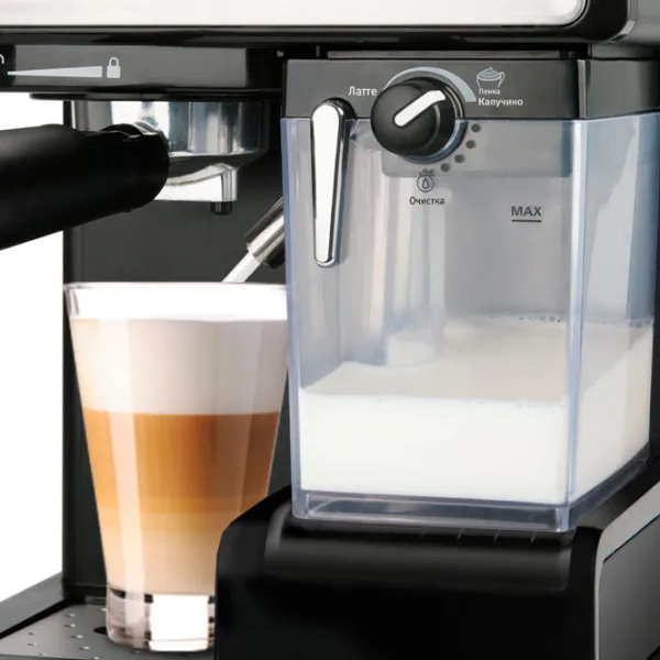Espressor Vitek VT-1514 Рожковая / 1.65 л / Черный photo 6