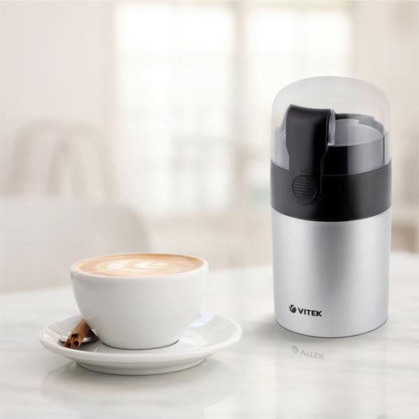 Râșniță de cafea Vitek VT-1540 Cuțit rotativ/ 40 g/ Silver photo 5