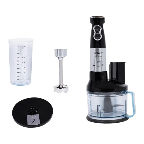 Blender de mână Saturn ST-FP9090 1000 W/ Inox Black photo 2