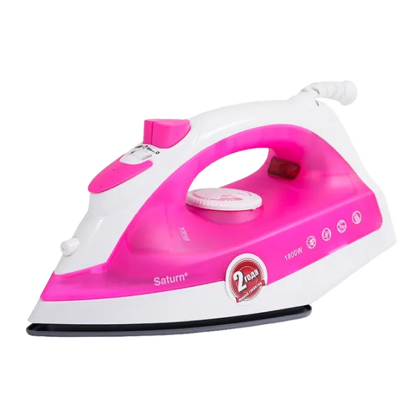 Fier de călcat Saturn ST-CC0211 Clasic/ 1800 W/ Pink photo 2