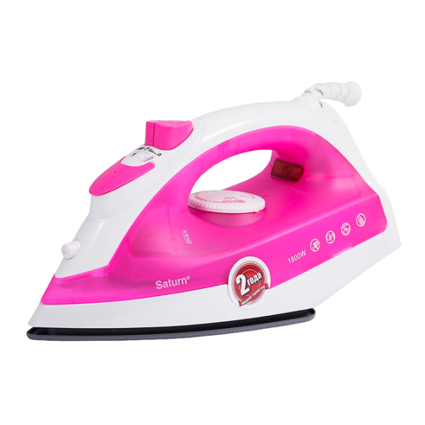 Fier de călcat Saturn ST-CC0211 Clasic/ 1800 W/ Pink photo 2
