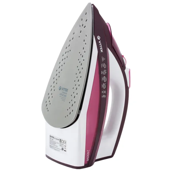 Fier de călcat Vitek VT-1215 Clasic/ 2400 W/ Pink photo 3