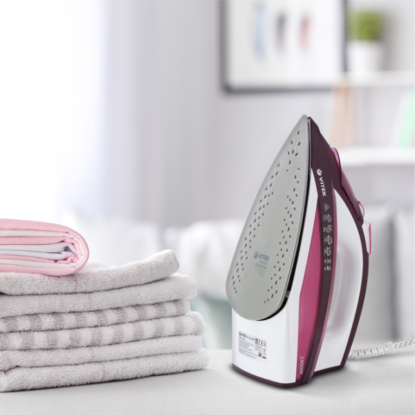 Fier de călcat Vitek VT-1215 Clasic/ 2400 W/ Pink photo 5