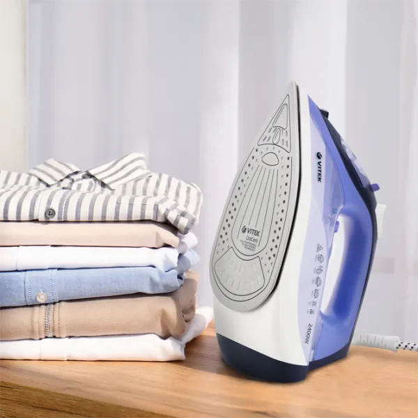 Fier de călcat Vitek VT-1239 Clasic/ 2400 W/ Blue photo 6