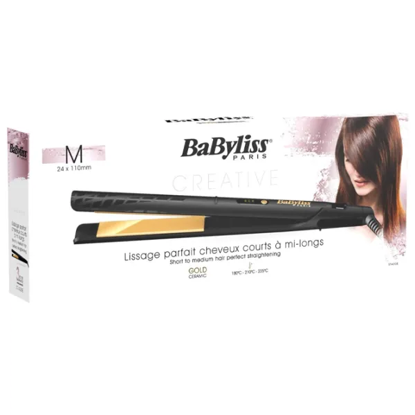 Выпрямитель для волос Babyliss ST420E Золотой Черный photo 3