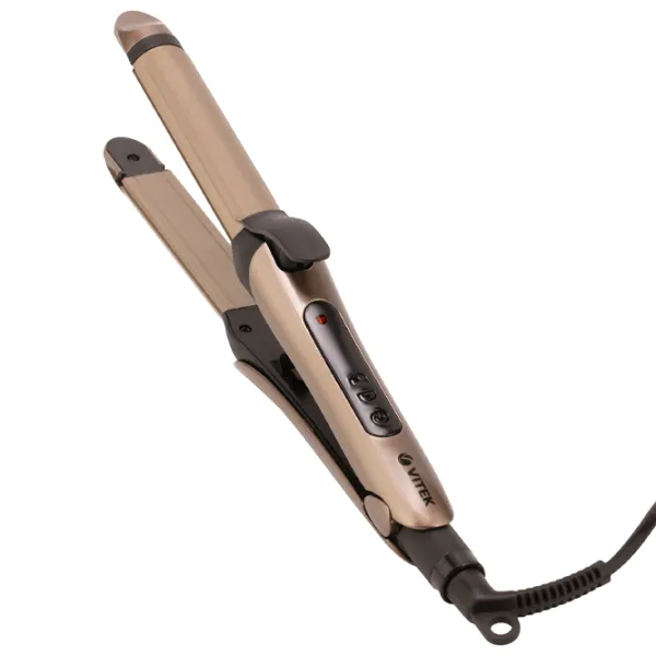 Placă de îndreptat părul Vitek VT-8432 50 W/ Black Gold photo 3