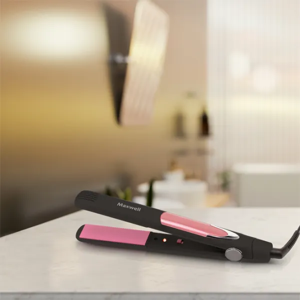 Placă de îndreptat părul Maxwell MW-2208 35 W/ Pink Black photo 5