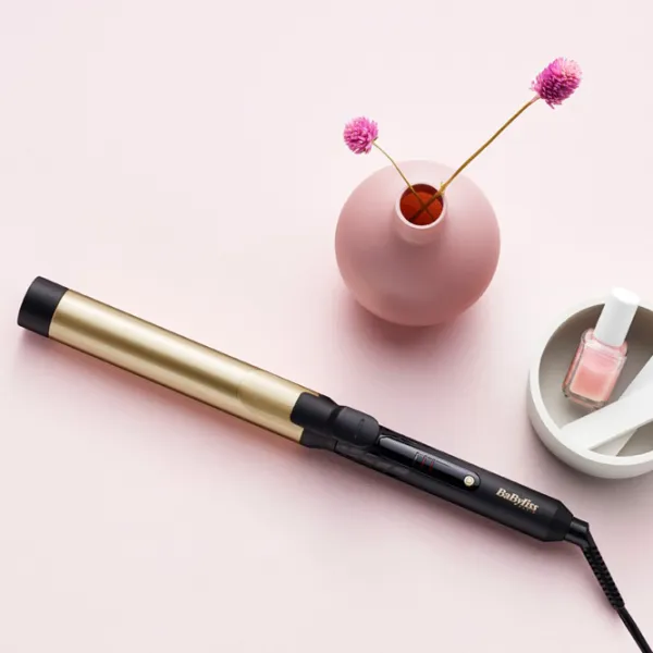 Ondulator de păr Babyliss C432E Cilindrică/ Gold Black photo 4 Ondulator de păr Babyliss C432E Cilindrică/ Gold Black photo 4