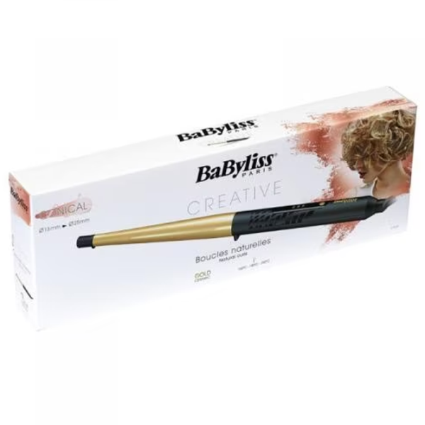 Ondulator de păr Babyliss C435E Conică/ Gold Black photo 3