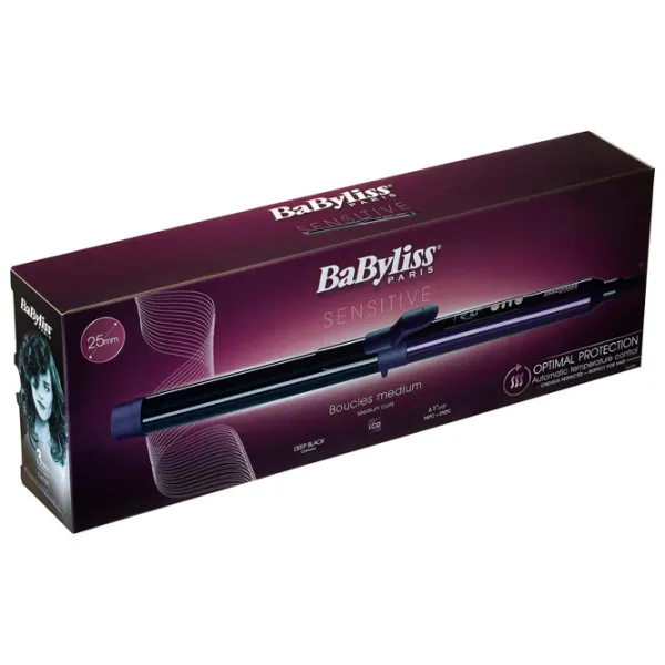 Ondulator de păr Babyliss C625E Cilindrică/ Black Purple photo 5