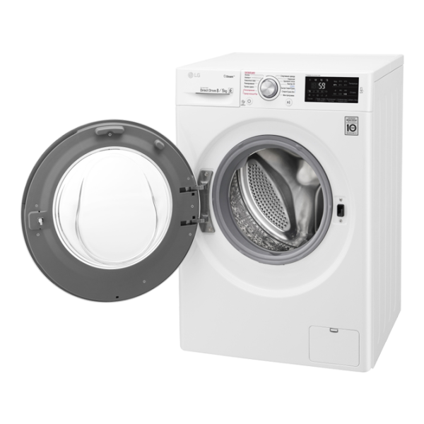 Стиральная машина с сушкой LG F4J6TG1W Полногабаритная/ 8 кг/ Белый photo 3