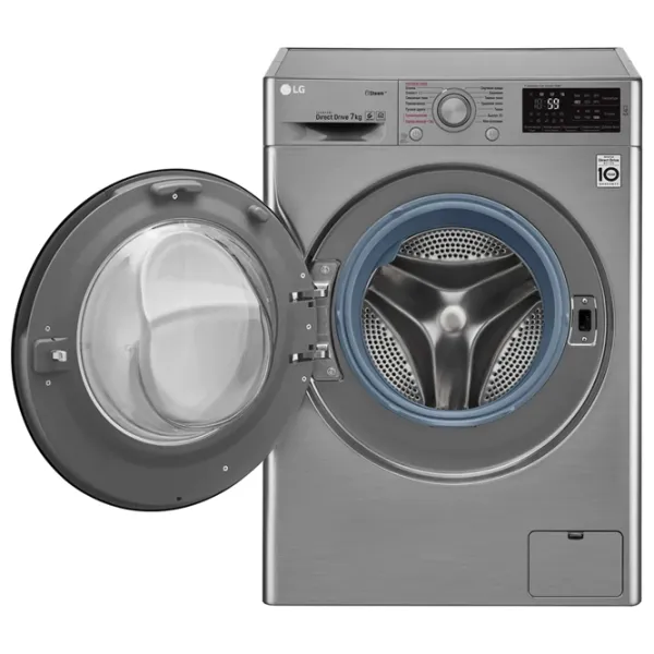 Mașină de spălat LG F2J5HS6S Direct Drive/Steam/6 Motion DD/7 kg/Silver photo 7