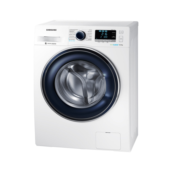 Стиральная машина Samsung WW80K62E01WDLD Полногабаритная/ 8 кг/ Белый photo 2