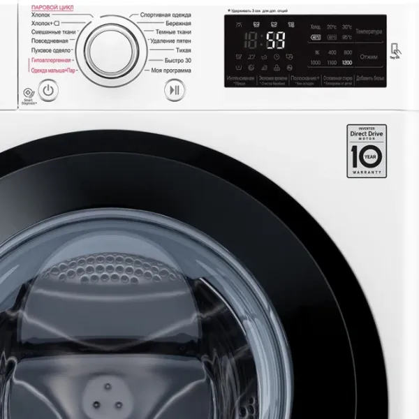 Стиральная машина LG F2J5HS6W 7 кг / 1200 об/мин / Белый photo 9