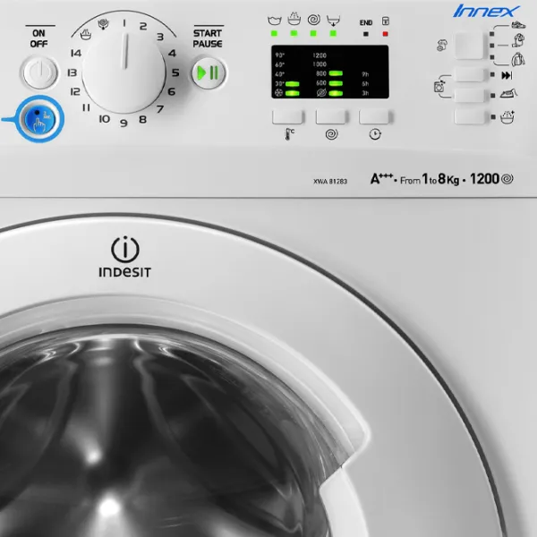 Стиральная машина Indesit XWA 81283X W EU 8 кг / 1200 об/мин / Белый photo 4