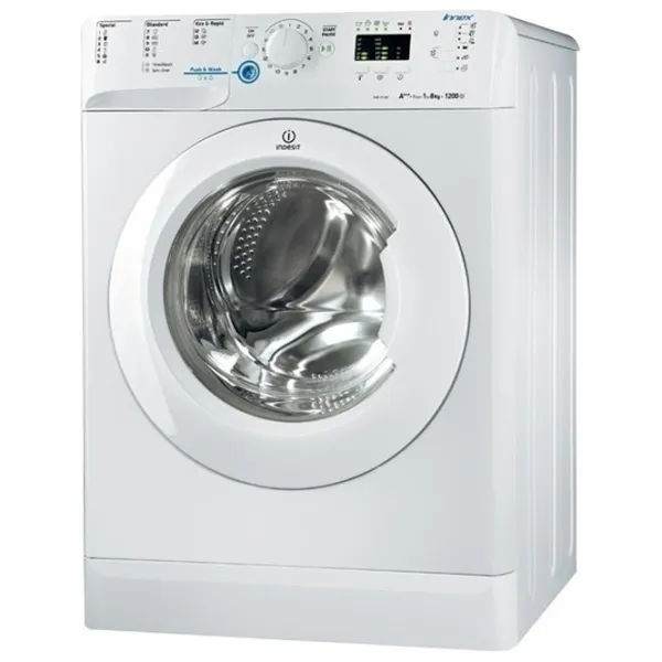 Mașină de spălat cu uscător Indesit XWA 81283X W EU 8 kg / 1200 rpm / White photo 2