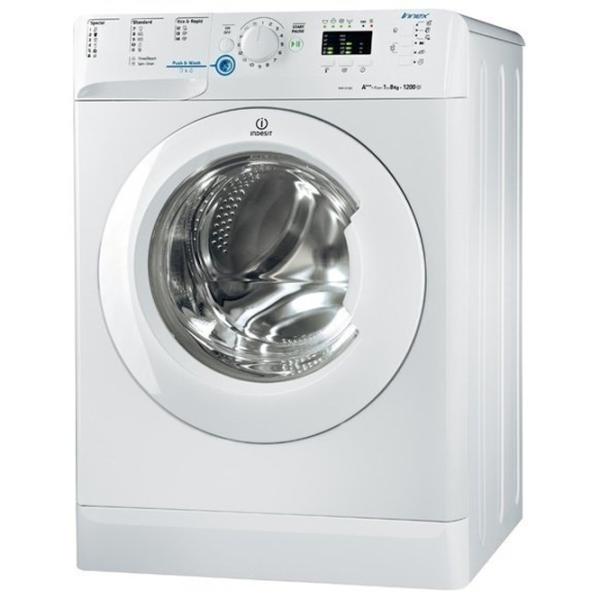 Mașină de spălat cu uscător Indesit XWA 81283X W EU 8 kg / 1200 rpm / White photo 2