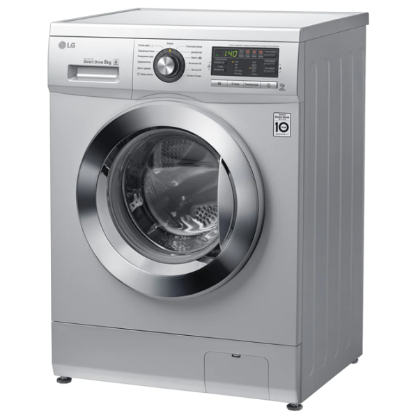 Mașină de spălat LG F1296TD4 Direct Drive/6 Motion DD/8 kg/Silver photo 3 Mașină de spălat LG F1296TD4 Direct Drive/6 Motion DD/8 kg/Silver photo 3