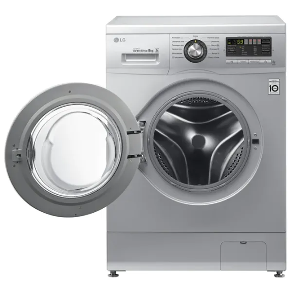 Mașină de spălat LG F1296TD4 Direct Drive/6 Motion DD/8 kg/Silver photo 6 Mașină de spălat LG F1296TD4 Direct Drive/6 Motion DD/8 kg/Silver photo 6