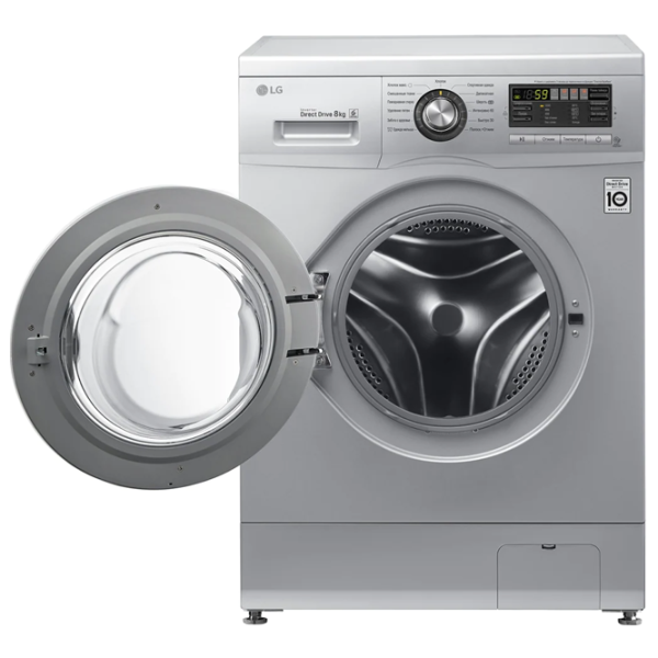 Mașină de spălat LG F1296TD4 Direct Drive/6 Motion DD/8 kg/Silver photo 6 Mașină de spălat LG F1296TD4 Direct Drive/6 Motion DD/8 kg/Silver photo 6