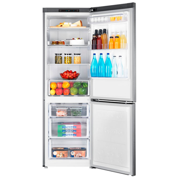 Frigider Samsung RB33J3000SA/UA cu congelator jos 328 l / 185 cm / Inox photo 5