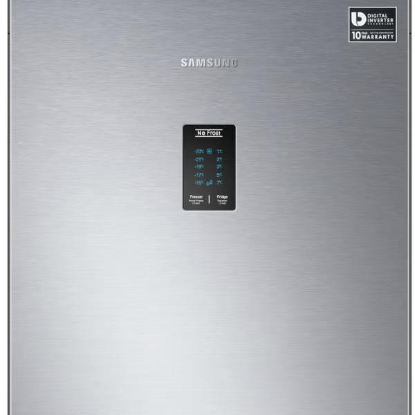 Frigider Samsung RB34N52A0SA cu congelator jos 344 l / 192 cm / Gray photo 6