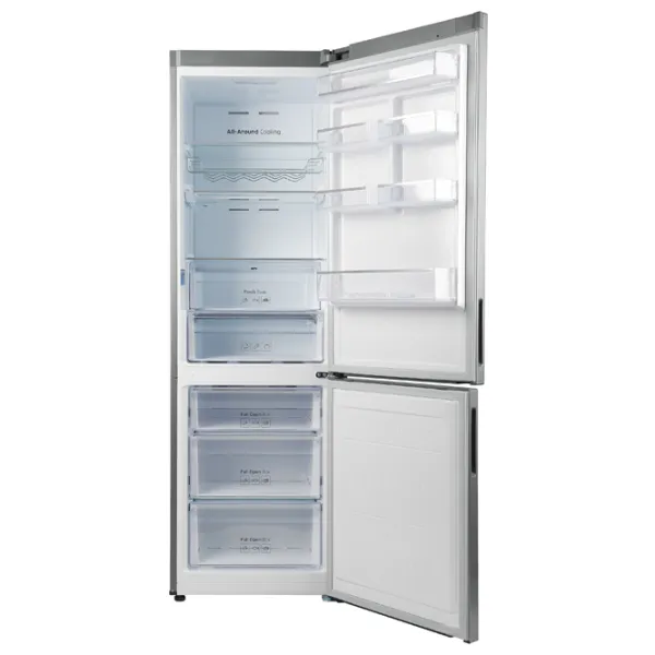 Frigider Samsung RB34N5440SA/UA cu congelator jos 344 l / 192 cm / Gray photo 3