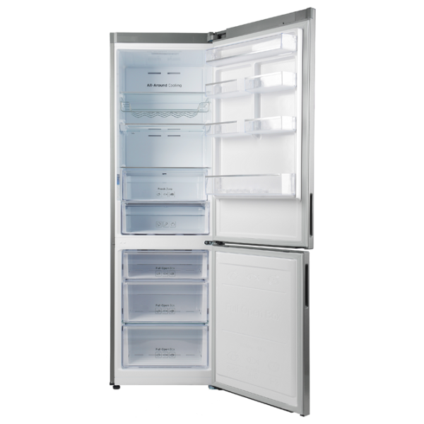 Frigider Samsung RB34N5440SA/UA cu congelator jos 344 l / 192 cm / Gray photo 3