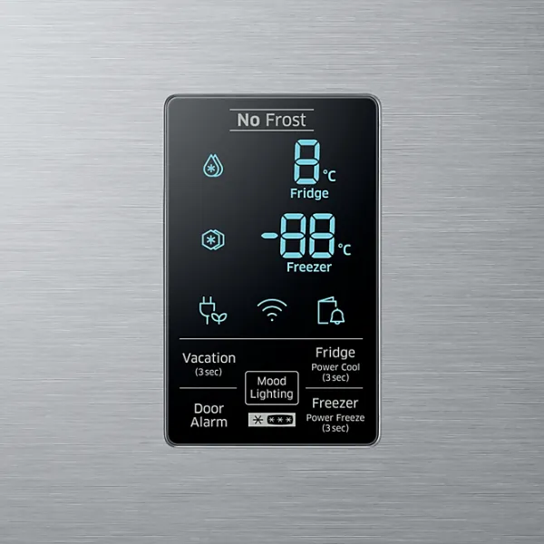 Frigider Samsung RB37K6221S4 cu congelator jos 367 l / 201 cm / Gray photo 6