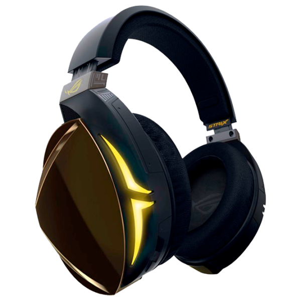 Наушники Asus ROG Strix Fusion 700 Золотой Черный Беспроводные/ Игровой photo 6 Наушники Asus ROG Strix Fusion 700 Золотой Черный Беспроводные/ Игровой photo 6