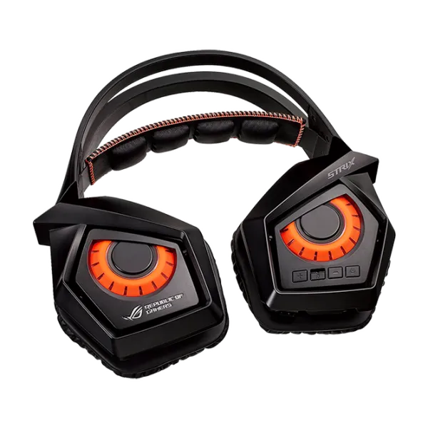 Наушники Asus ROG Strix Черный Беспроводные/ Игровой photo 5 Наушники Asus ROG Strix Черный Беспроводные/ Игровой photo 5