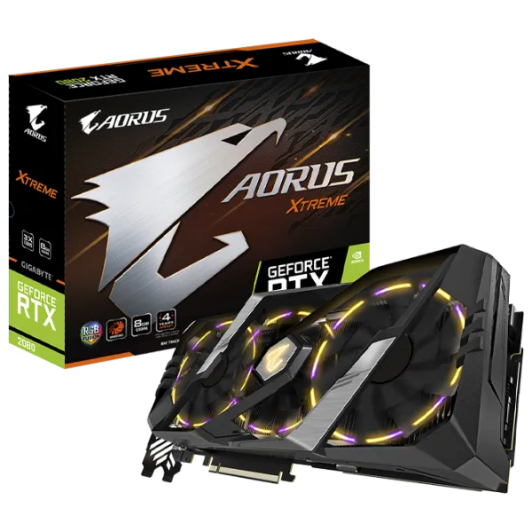 Placă video Gigabyte AORUS GeForce RTX 2080 XTREME PCI Express x16 3.0 / 8 GB photo 6