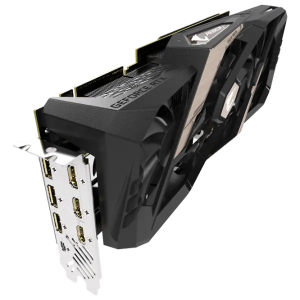 Placă video Gigabyte GeForce RTX 2080 AOURUS PCI Express x16 3.0 / 8 GB photo 8 Placă video Gigabyte GeForce RTX 2080 AOURUS PCI Express x16 3.0 / 8 GB photo 8
