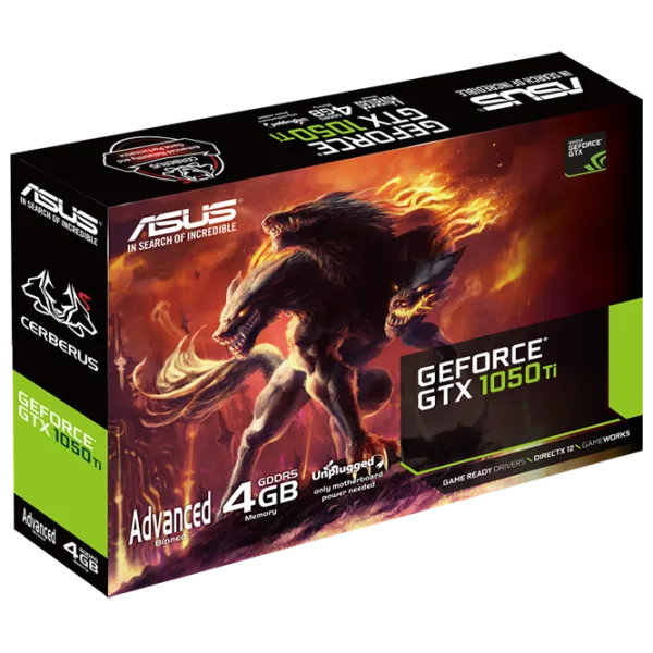 Видеокарта Asus GeForce GTX 1050 Ti Cerberus PCI Express x16 3.0 / 4 ГБ photo 6 Видеокарта Asus GeForce GTX 1050 Ti Cerberus PCI Express x16 3.0 / 4 ГБ photo 6