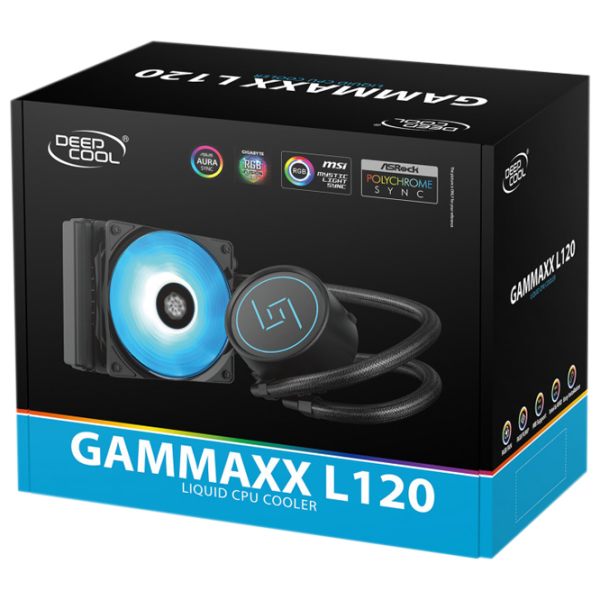 Жидкостное охлаждение Deepcool GAMMAXX L120 Гидродинамический/ 1800 об/ мин photo 5