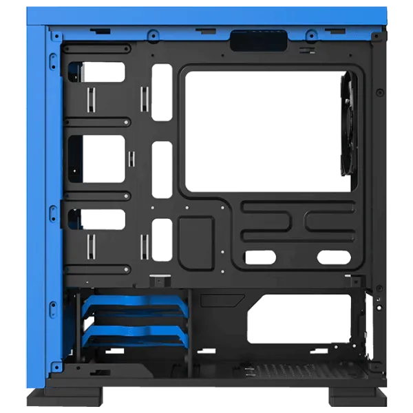 Carcasă Gamemax Expedition H605-BL Mini Tower / Blue photo 3