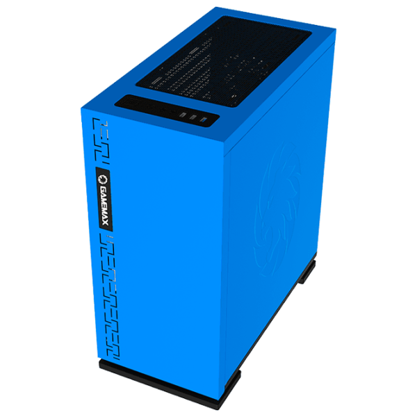 Carcasă Gamemax Expedition H605-BL Mini Tower / Blue photo 5