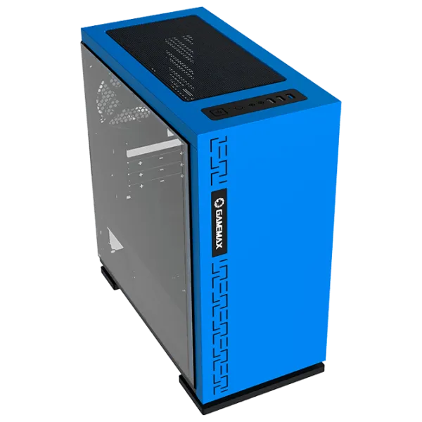 Carcasă Gamemax Expedition H605-BL Mini Tower / Blue photo 6