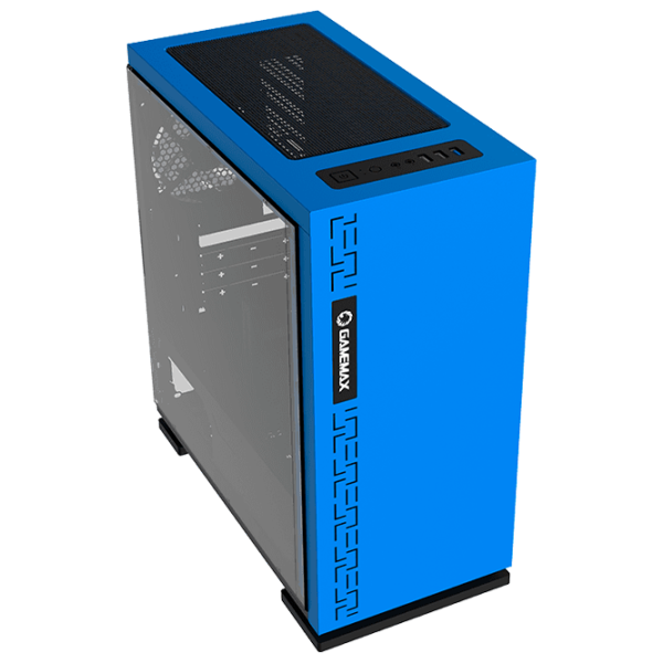 Carcasă Gamemax Expedition H605-BL Mini Tower / Blue photo 6