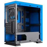 Carcasă Gamemax Expedition H605-BL Mini Tower / Blue photo 8