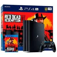 Sony Playstation 4 PRO + Red Dead Redemption 2 Черный photo 8